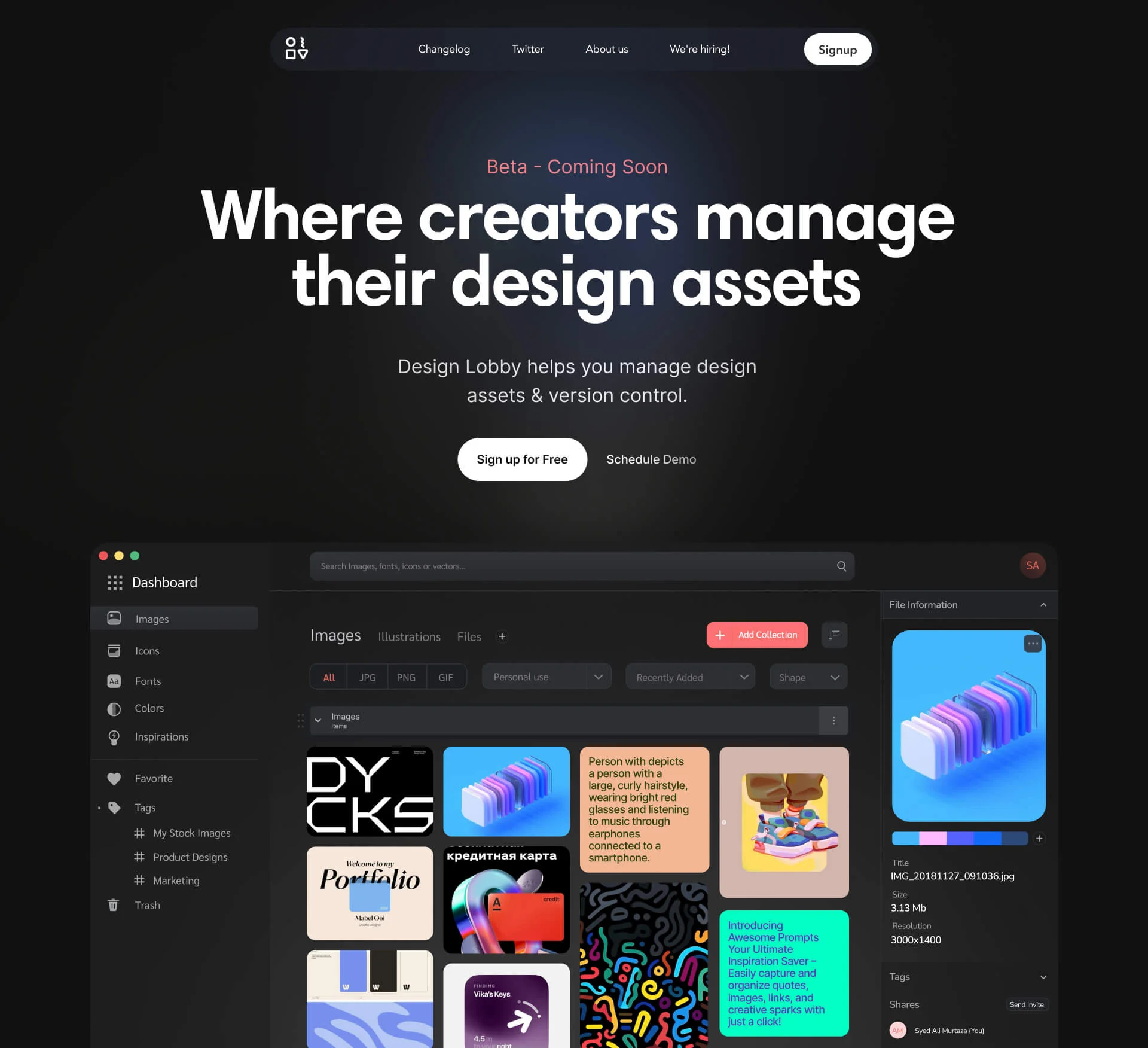 Design showcase